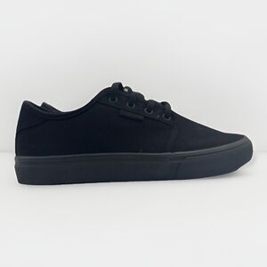 Fila Women's Classic Canvas Sneakers Black Low Top Athletic Shoes Size 7.5 US